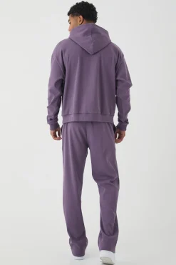 boohooMAN Oversized Boxy Heavy Ribbed Hoodie | UK| Hoodies & Sweatshirts