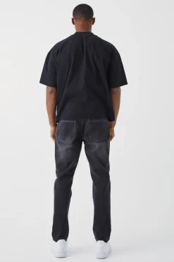 Oversized Boxy Heavyweight Puff Print T-shirt | UK^boohooMAN Sale