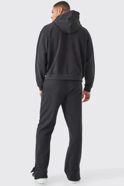 boohooMAN Oversized Boxy Heavyweight Zip Thru Hoodie | UK| Hoodies & Sweatshirts