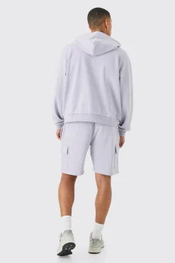 boohooMAN Oversized Boxy Heavyweight Zip Through Hoodie | UK| Hoodies & Sweatshirts