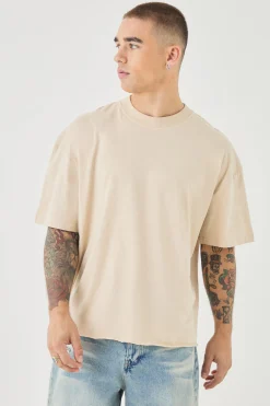 Oversized Boxy Heavyweight Worldwide Back Graphic T-shirt | UK^boohooMAN Discount
