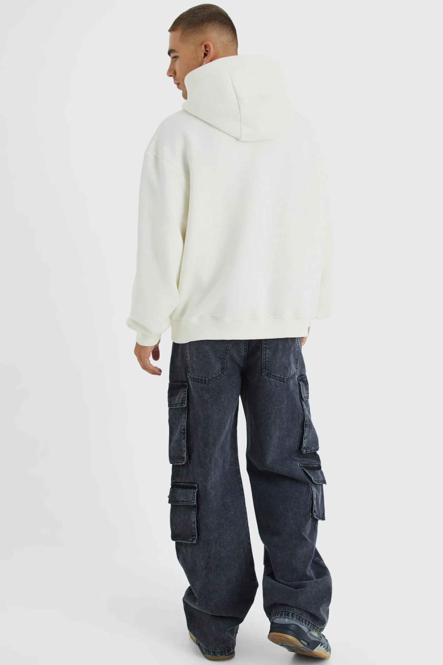 boohooMAN Oversized Boxy Homme Print Hoodie | UK| Hoodies & Sweatshirts