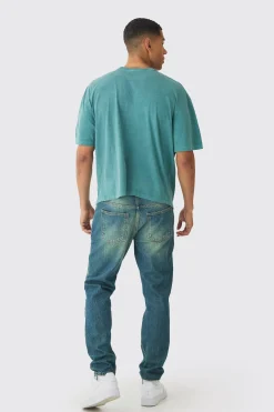 Oversized Boxy Homme Printed T-Shirt | UK^boohooMAN Best