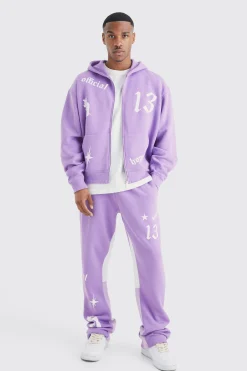 boohooMAN Oversized Boxy Hooded Gusset Tracksuit | UK| Tracksuits