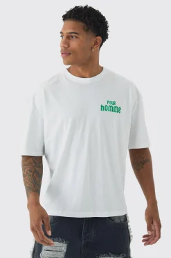 Oversized Boxy Horse Back Print T-Shirt | UK^boohooMAN Online