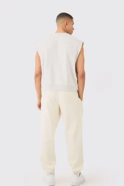 boohooMAN Oversized Boxy Jersey Sweat Tank | UK| Hoodies & Sweatshirts