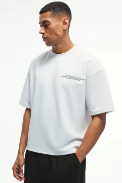 Oversized Boxy Jersey Twill Rose Print T-shirt | UK^boohooMAN New