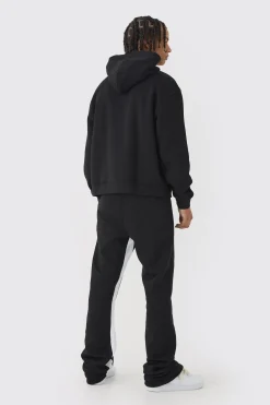 boohooMAN Oversized Boxy Limited Edition Extended Drawcords Hooded Tracksuit | UK| Tracksuits