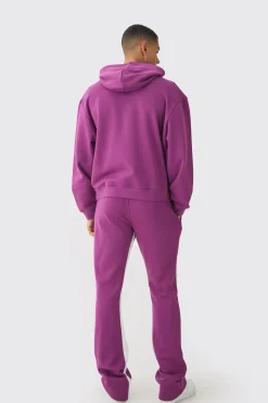 boohooMAN Oversized Boxy Limited Edition Extended Drawcords Hooded Tracksuit | UK| Tracksuits