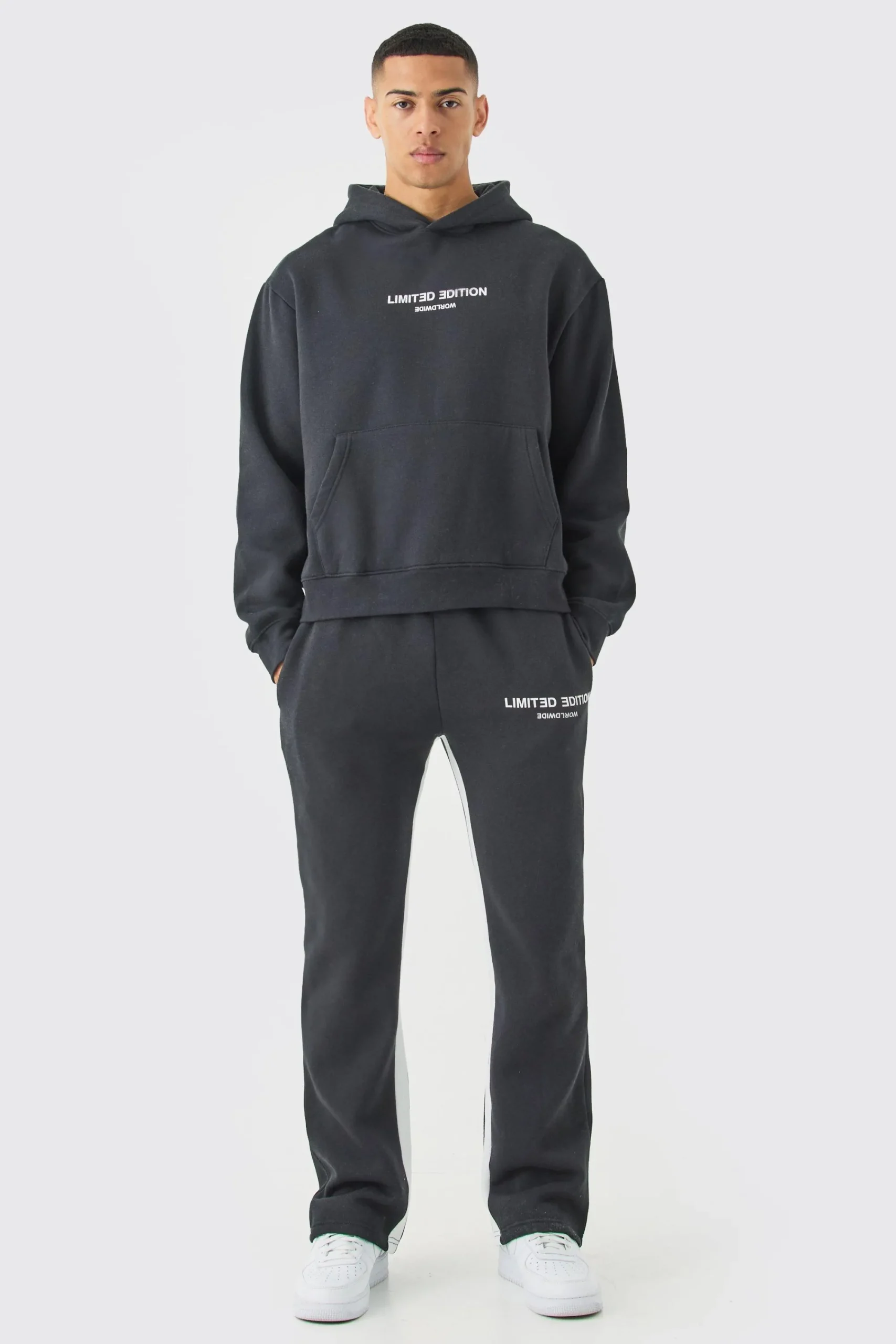 boohooMAN Oversized Boxy Limited Hooded Tracksuit | UK| Tracksuits