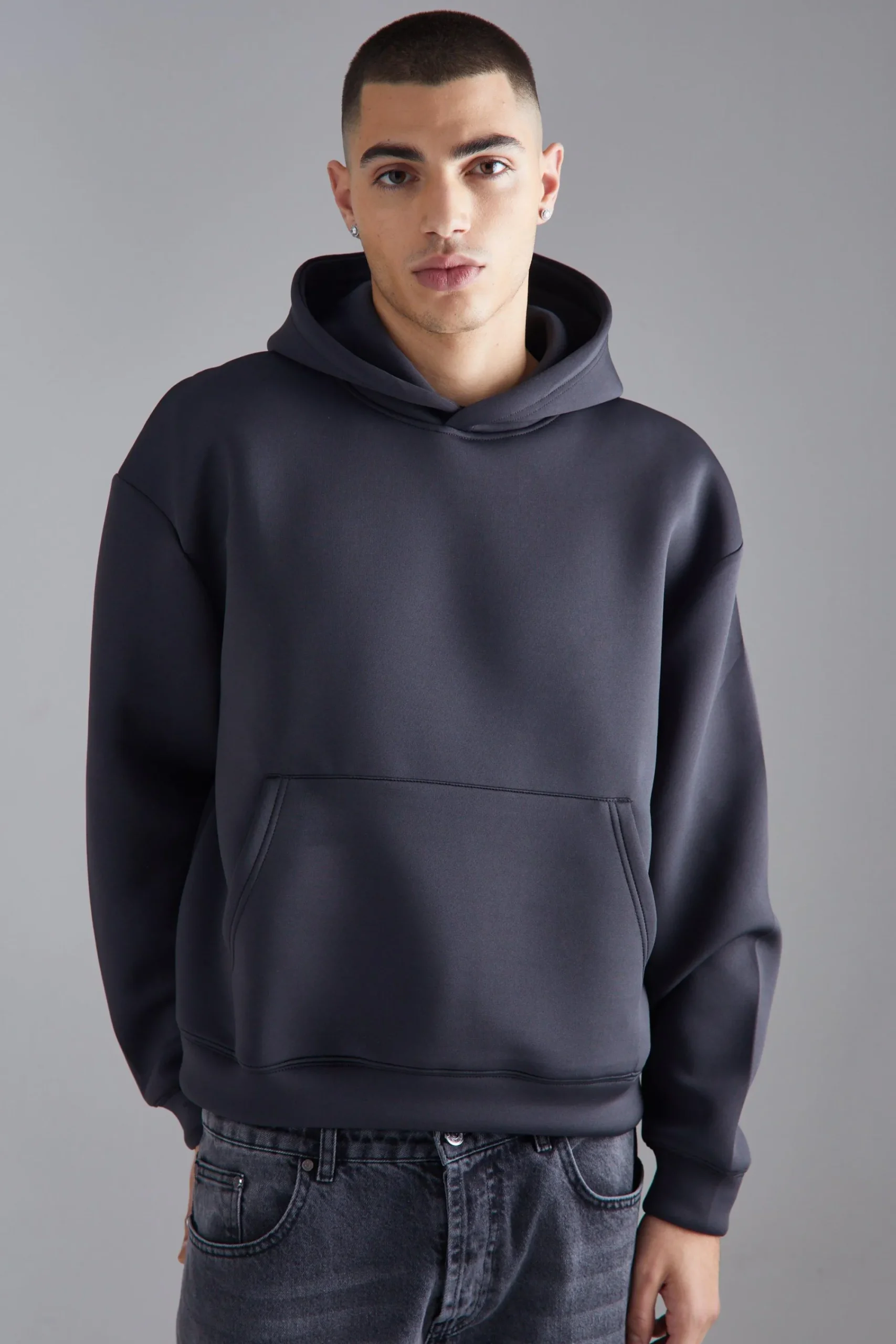 boohooMAN Oversized Boxy Limited Scuba Hoodie | UK| Hoodies & Sweatshirts