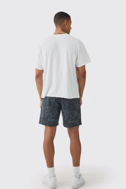 Oversized Boxy Lip Print T-shirt | UK^boohooMAN Clearance