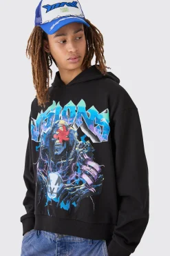 boohooMAN Oversized Boxy Loopback Hoodie | UK| Hoodies & Sweatshirts