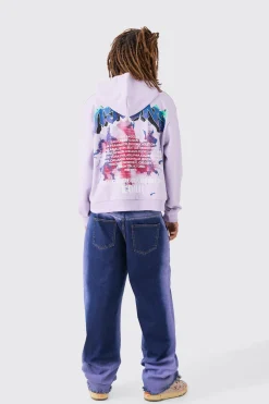 boohooMAN Oversized Boxy Loopback Hoodie | UK| Hoodies & Sweatshirts