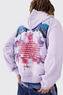 boohooMAN Oversized Boxy Loopback Hoodie | UK| Hoodies & Sweatshirts