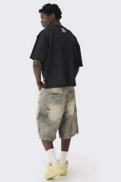 boohooMAN Oversized Boxy Loopback Short Sleeve Exposed Seam T-shirt | UK| Hoodies & Sweatshirts