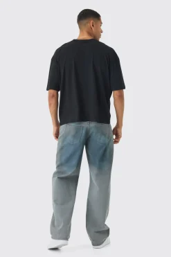 Oversized Boxy Monaco Saint Tropez Graphic T-shirt | UK^boohooMAN Online