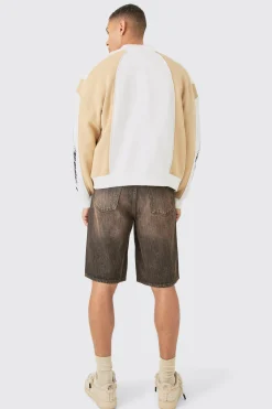 boohooMAN Oversized Boxy Moto Jersey Jacket | UK| Coats & Jackets