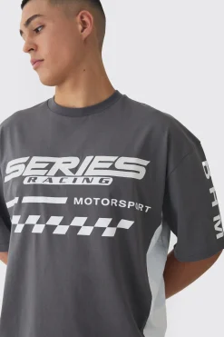 Oversized Boxy Moto Series T-Shirt | UK^boohooMAN Best
