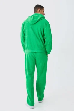 boohooMAN Oversized Boxy Ofcl Towelling Hoodie | UK| Hoodies & Sweatshirts