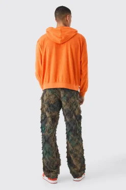 boohooMAN Oversized Boxy Ofcl Towelling Hoodie | UK| Hoodies & Sweatshirts