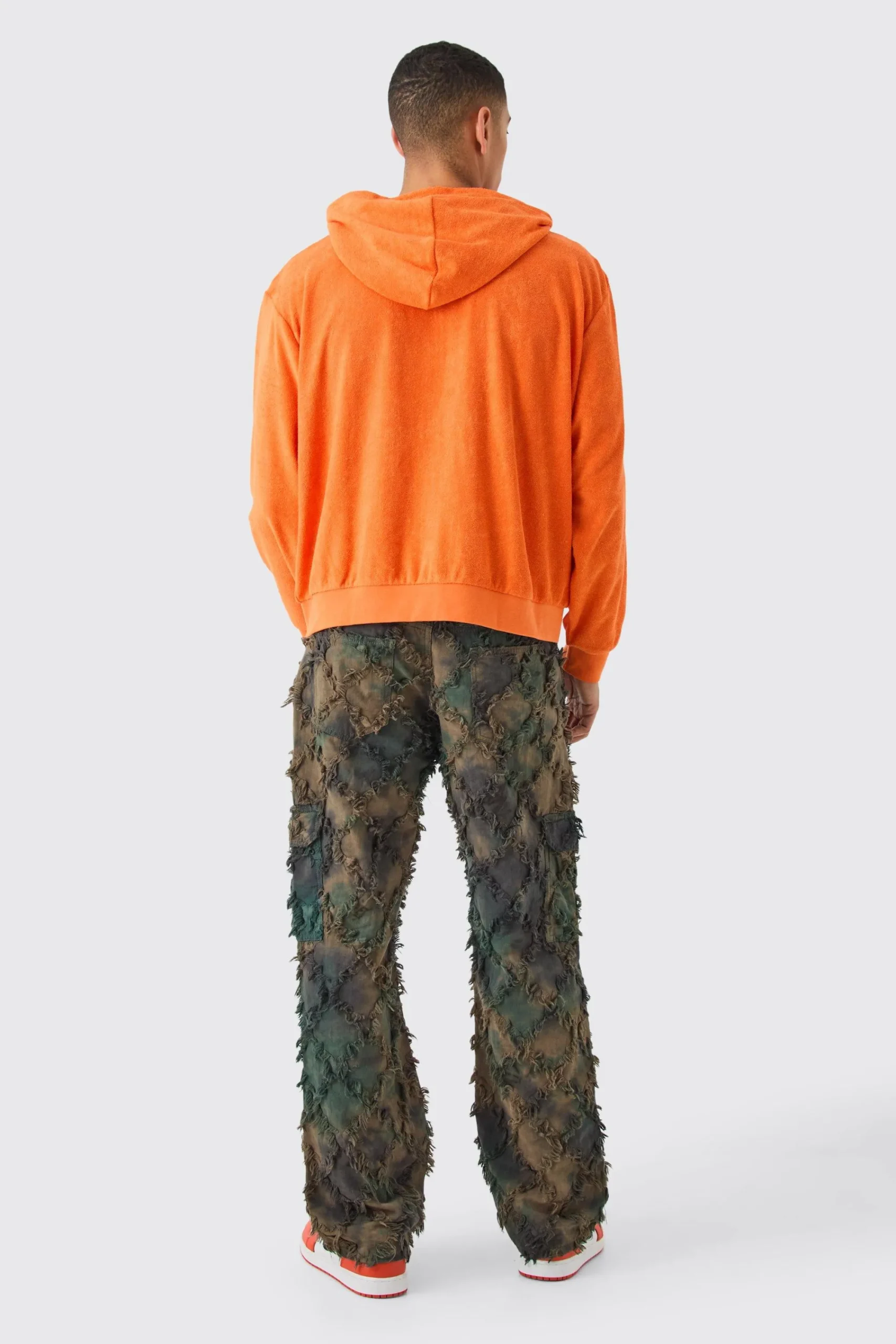 boohooMAN Oversized Boxy Ofcl Towelling Hoodie | UK| Hoodies & Sweatshirts