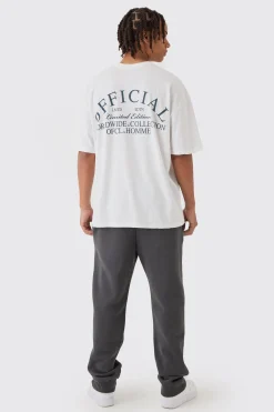 Oversized Boxy Official Back Print T-Shirt | UK^boohooMAN Best