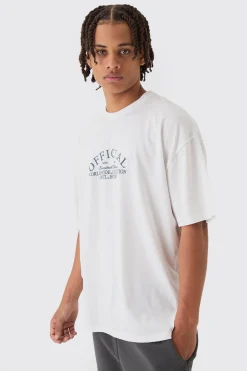 Oversized Boxy Official Back Print T-Shirt | UK^boohooMAN Best