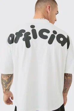 boohooMAN Oversized Boxy Official Puff Print T-shirt And Short Set | UK| Sets & Co-Ords|Tracksuits