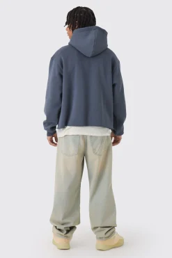 boohooMAN Oversized Boxy Outlaws Large Scale Graphic Hoodie | UK| Hoodies & Sweatshirts