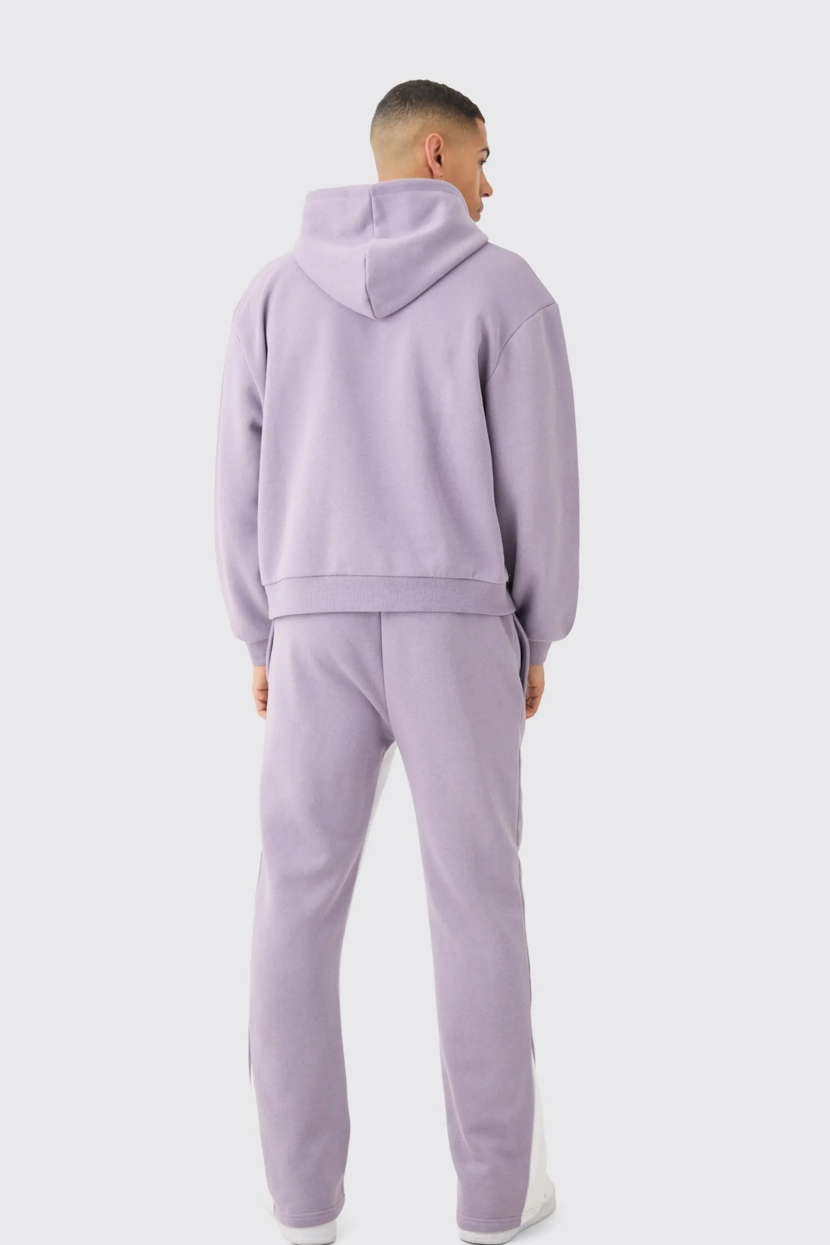 boohooMAN Oversized Boxy Paint Splatter Homme Gusset Tracksuit | UK| Tracksuits