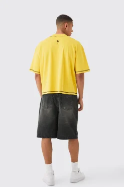 Oversized Boxy Placement Pocket T-shirt | UK^boohooMAN Online