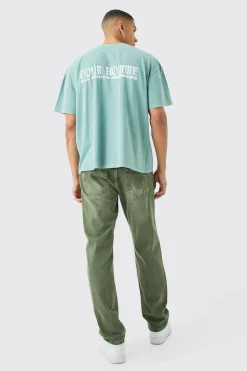 Oversized Boxy Pour Homme Graphic T-shirt | UK^boohooMAN New