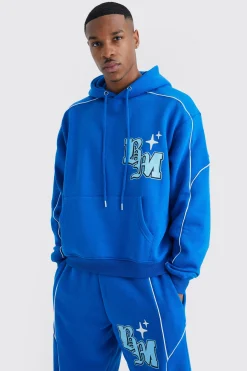 boohooMAN Oversized Boxy Print Tracksuit | UK| Tracksuits