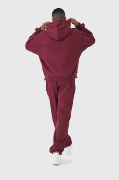 boohooMAN Oversized Boxy Seam Detail Hooded Tracksuit | UK| Tracksuits