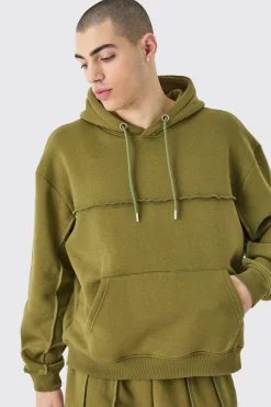 boohooMAN Oversized Boxy Seam Detail Tracksuit | UK| Tracksuits