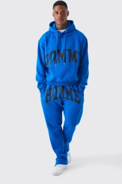 boohooMAN Oversized Boxy Split Hem Homme Tracksuit | UK| Tracksuits