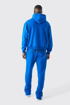 boohooMAN Oversized Boxy Split Hem Homme Tracksuit | UK| Tracksuits