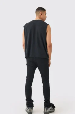 Oversized Boxy Tank | UK^boohooMAN Best
