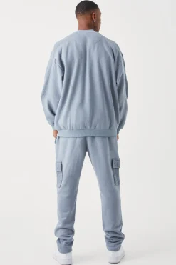 boohooMAN Oversized Boxy Textured Pocket Bomber Jacket | UK| Coats & Jackets