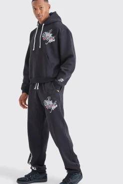 boohooMAN Oversized Boxy Tiger Print Tracksuit | UK| Tracksuits