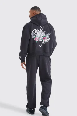 boohooMAN Oversized Boxy Tiger Print Tracksuit | UK| Tracksuits