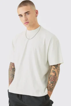 Oversized Boxy Tonal Homme Gothic Graphic T-shirt | UK^boohooMAN Outlet