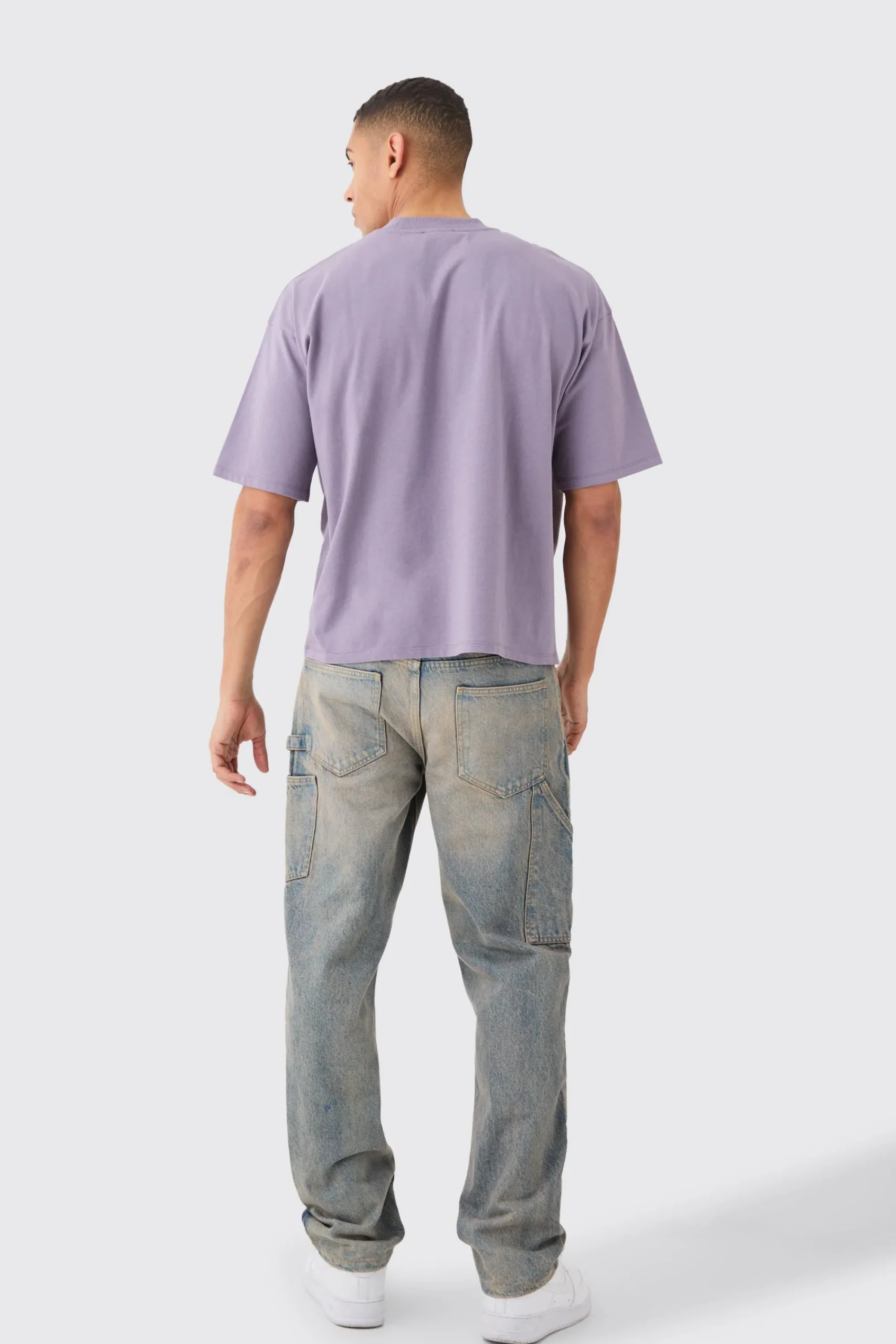 Oversized Boxy Truck Graphic Heavyweight T-shirt | UK^boohooMAN Sale