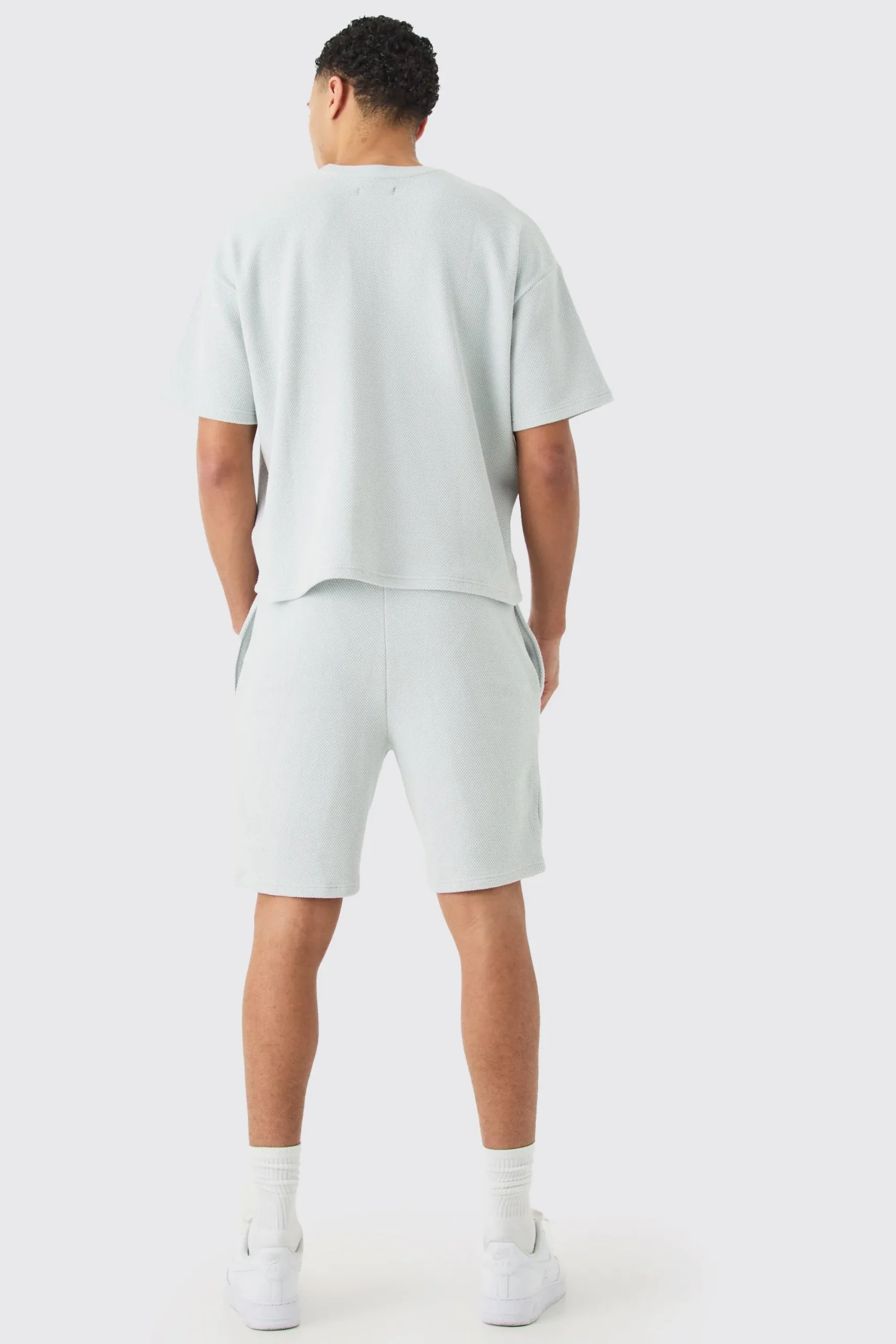 boohooMAN Oversized Boxy T-shirt And Short Set | UK| Sets & Co-Ords|Tracksuits