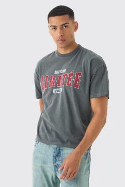 Oversized Boxy Washed Limited Edition T-shirt | UK^boohooMAN