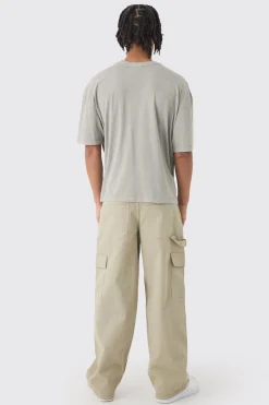 Oversized Boxy Washed Skull Butterfly Print T-Shirt | UK^boohooMAN Clearance