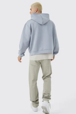 boohooMAN Oversized Boxy Zip Through Scuba Hoodie | UK| Hoodies & Sweatshirts