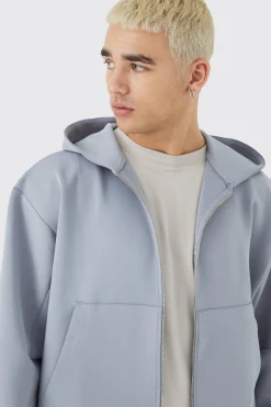 boohooMAN Oversized Boxy Zip Through Scuba Hoodie | UK| Hoodies & Sweatshirts
