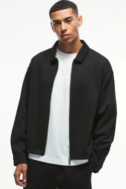 boohooMAN Oversized Boxy Zip Through Scuba Shirt | UK| Shirts|Sets & Co-Ords